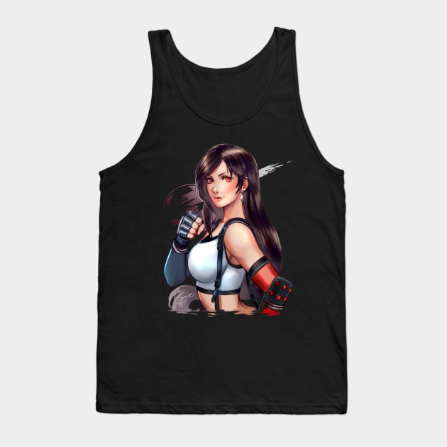 Tifa fanart Tank Top by Tielss 